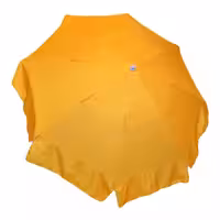 سایه بان قطر دو متر با پارچه نانو طرح ساده آب گریز رنگ زرد،مسافرتی