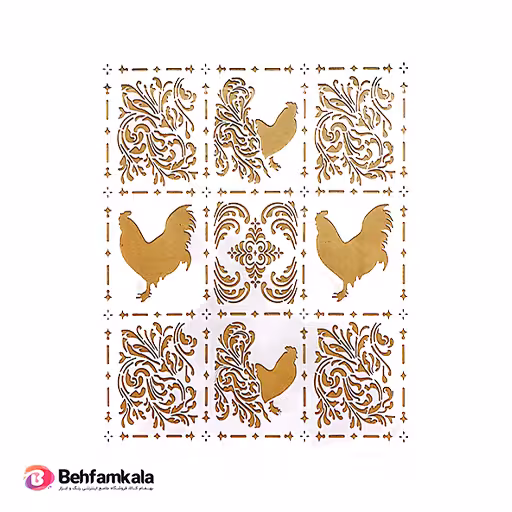 شابلون استنسیل کد Z143 ابعاد 40*40
