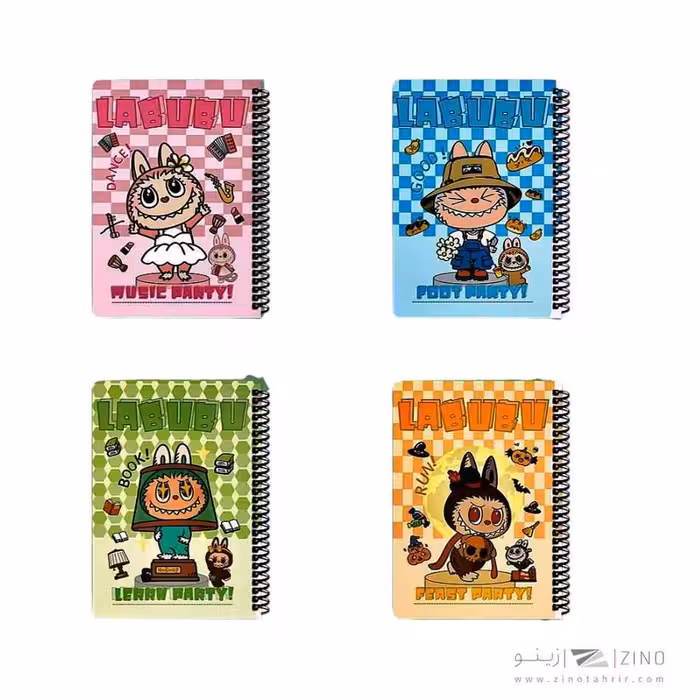 دفتر100برگ وزیری سیمی جلد سخت لانگو سری لبوبوکدCH-900