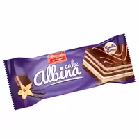 کیک لایه ای شیرین عسل وانیلی با کرم کاکائویی – 80 گرم