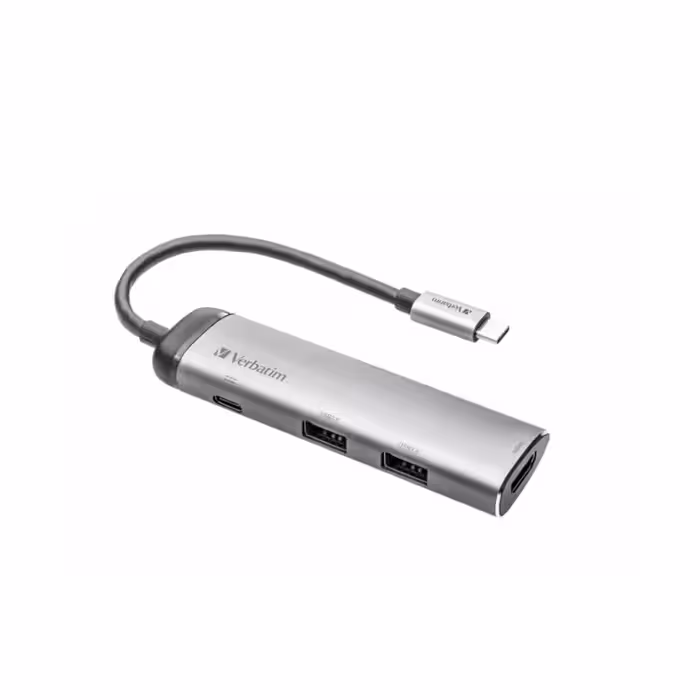 هاب 4 پورت USB-C ورباتیم مدل 49140
