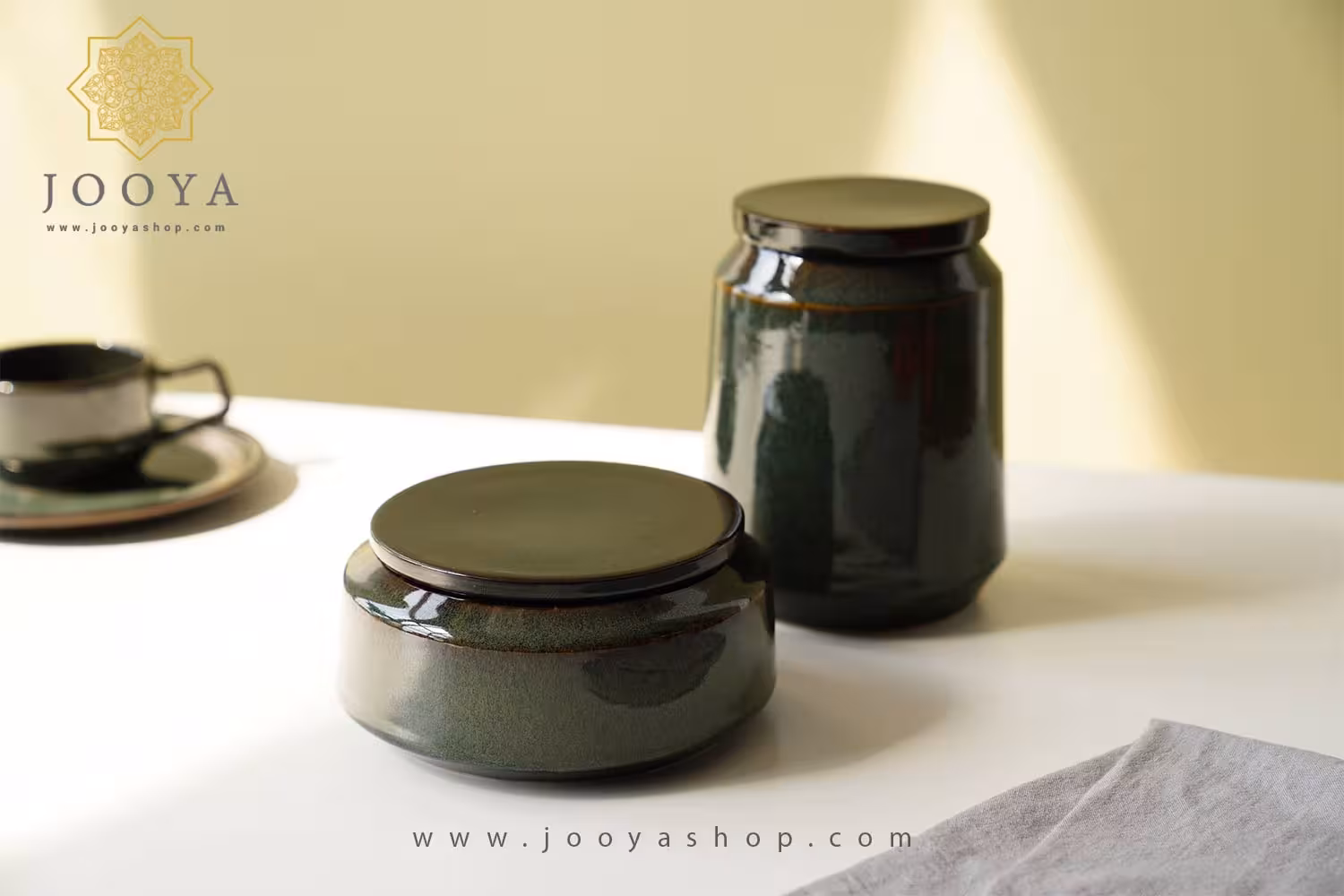 ست بانکه سرامیکی سبز