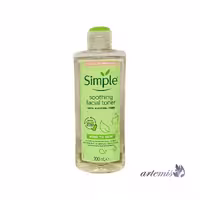 تونر پاک کننده صورت سیمپل مدل Soothing حجم 200 میلی لیتر