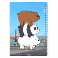 دفتر مشق کارتون سه کله پوک