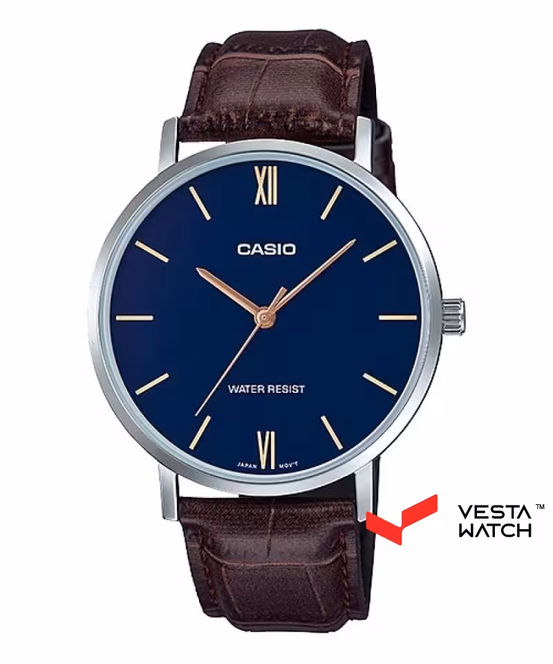 ساعت مچی مردانه کاسیو CASIO مدل MTP-VT01L-2B