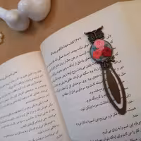 بوکمارک یا نشان کتاب گلدوزی 