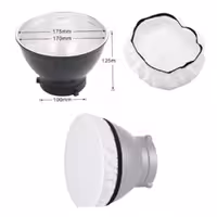 کاسه استاندارد 7اینچ دیاموند Diamond Reflector Bowens Mount with Diffuser