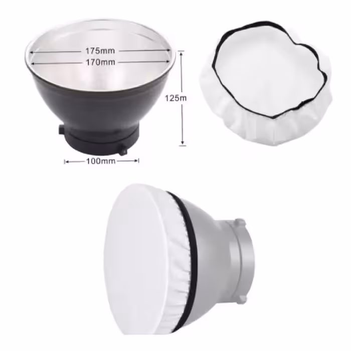 کاسه استاندارد 7اینچ دیاموند Diamond Reflector Bowens Mount with Diffuser