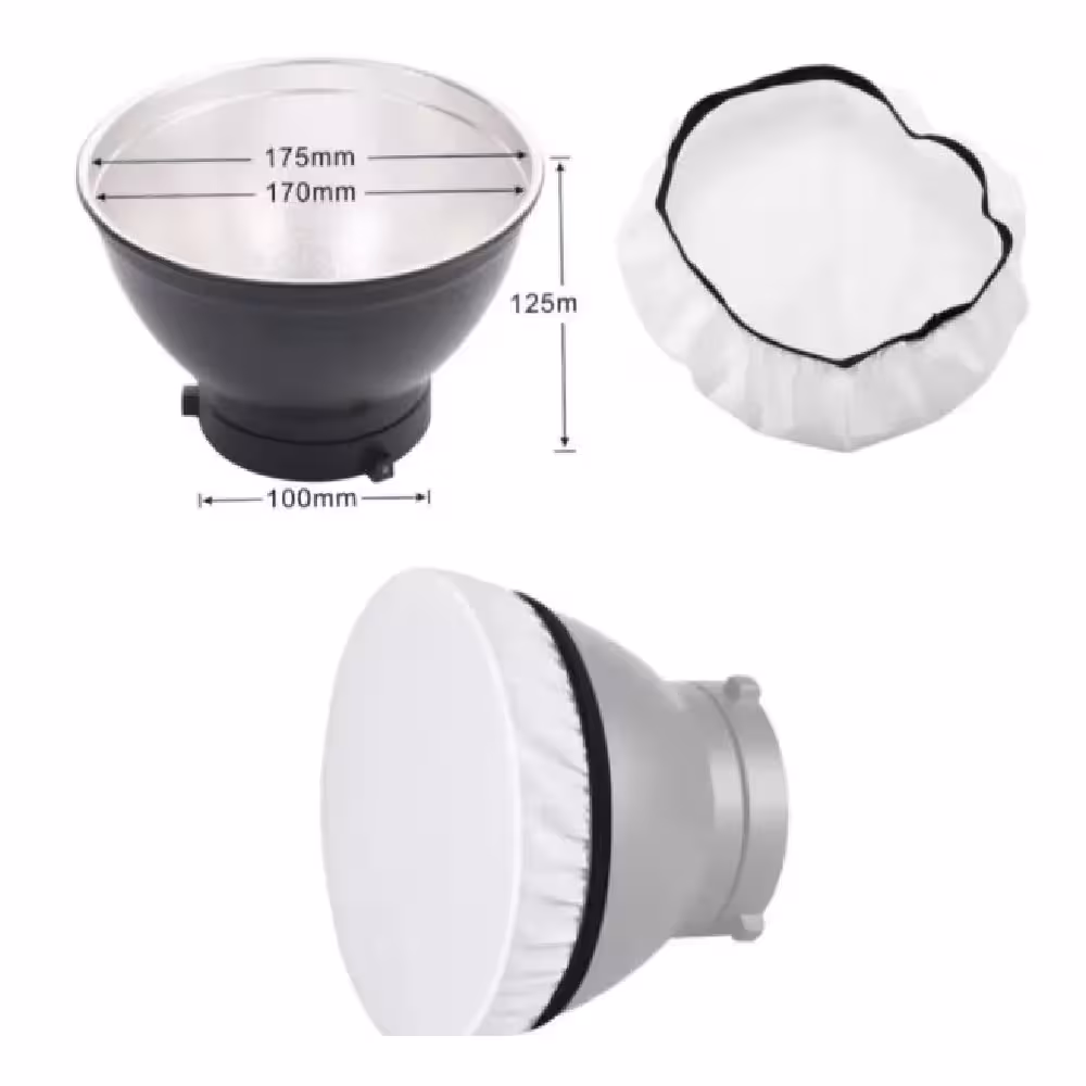 کاسه استاندارد 7اینچ دیاموند Diamond Reflector Bowens Mount with Diffuser