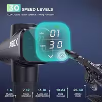 ماساژور اورجینال نمایشگر LCD صفحه لمسی و عملکرد زمان بندی   ABOX