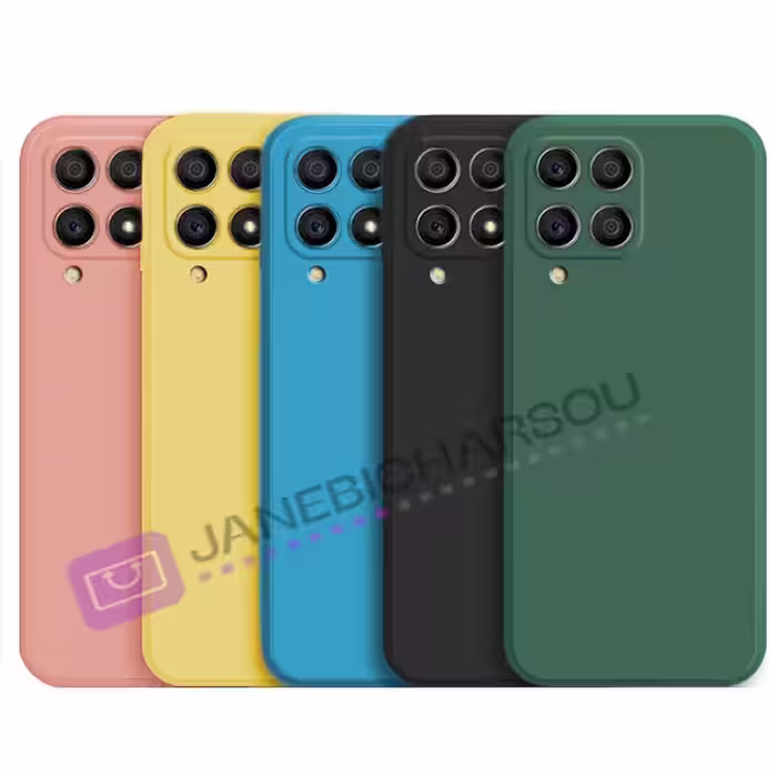 قاب سیلیکونی محافظ لنزدار سامسونگ مدل Samsung Silicone Cover for M53