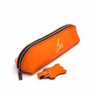 کیف جا قلمی چرمی هلالی کوچک