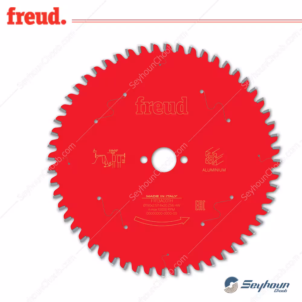 تیغ اره الماسه آلومینیوم بر قطر 19 سانتی متر 56 دندانه فرود مدل FR13A001H