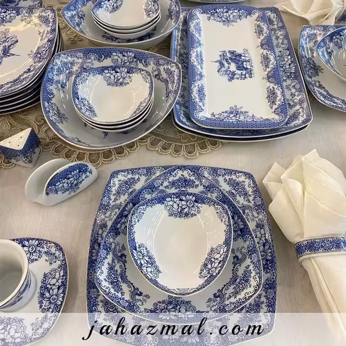 سرویس چینی پردیس طرح ویلیج 30 پارچه کد 468