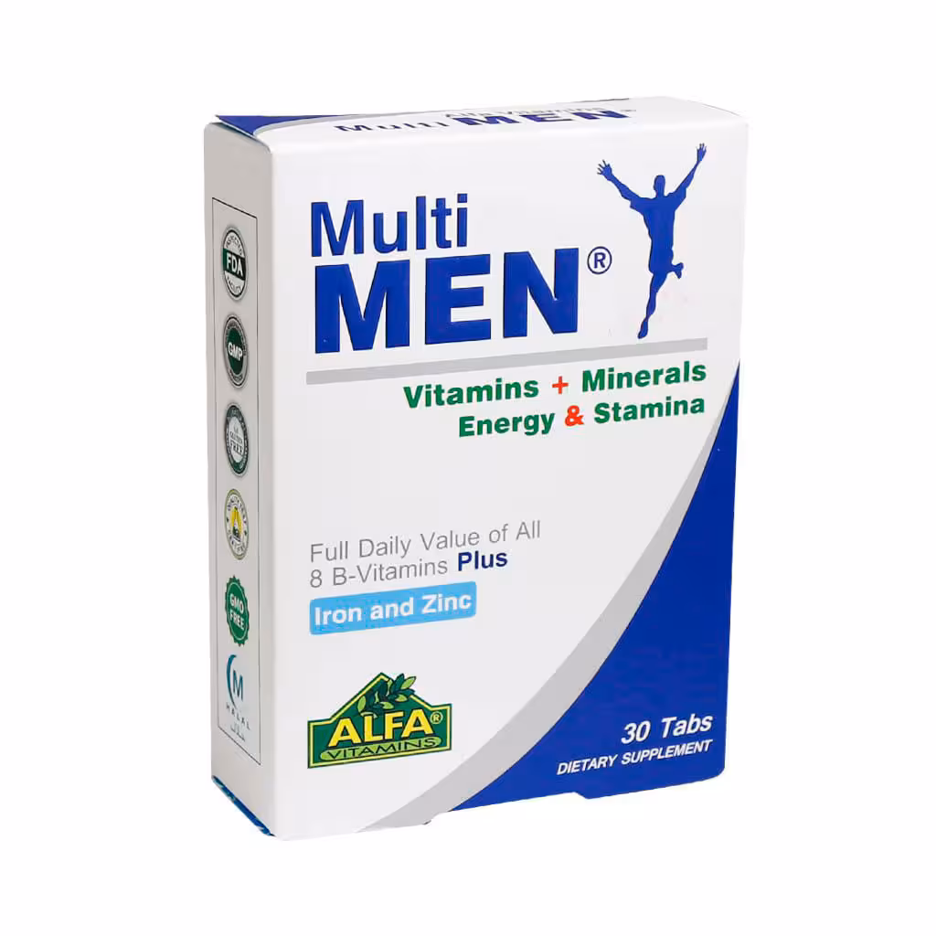 قرص مولتی من آلفا ویتامینز 30عدد | Alfa Vitamins Multi Men