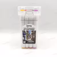 ماژیک راندو (دو سر) 12 رنگ لاینری Linery