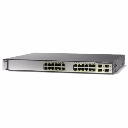 سوئیچ شبکه سیسکو مدل CISCO WS-C3750G-24TS-S1U