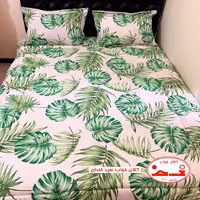 سرویس ملحفه یک نفره هاوایی سبز