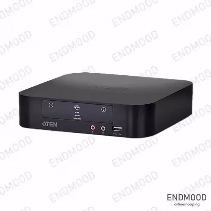 کی وی ام سوئیچ 2 پورت USB Mini DisplayPort/Audio Dual Display آتن ATEN CS1942