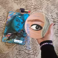 نقاشی چشم روی سفال