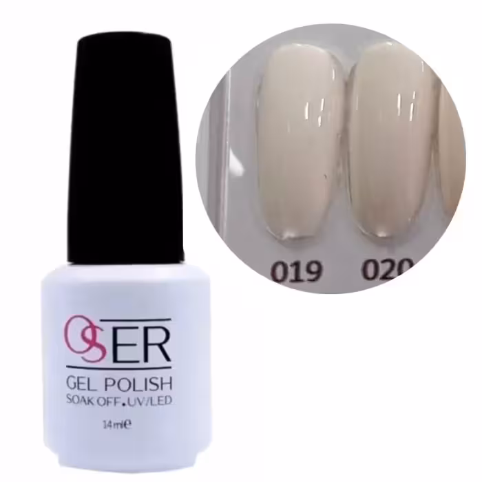 لاک ژل ناخن اوسر شماره 019 OSER GEL PULISH