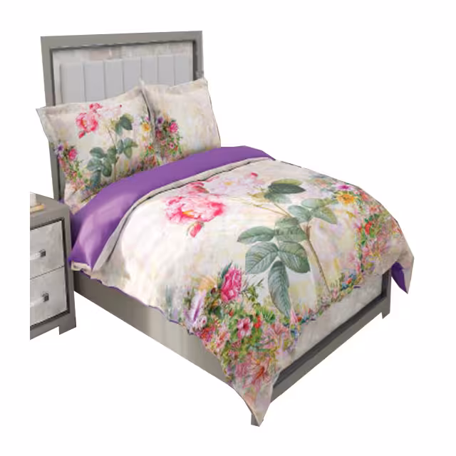 سرویس روتختی دو نفره کارینا مدل سه بعدی 6 تکه کد 2041