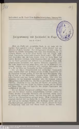 خرید و دانلود نسخه کامل کتاب Salzgewinnung und Salzhandel in Togo