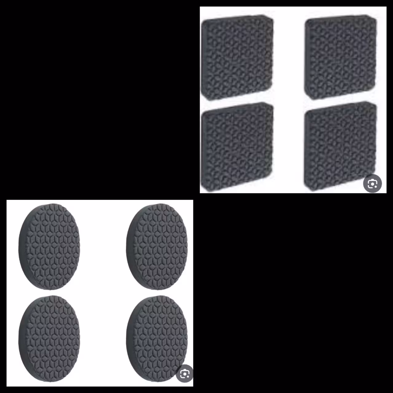 زیر مبلی 9عددی گرد و مربع