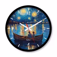 ساعت دیواری راویتا طرح عاشقانه ونگوک Van Gogh Love کد 3820