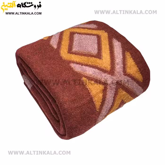 شال مبل بافت (رومبلی) سوپر (تراکم بالا) طرح پانچو سایز 150×200