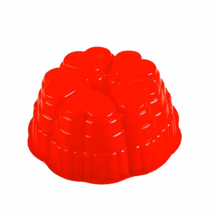 قالب ژله پلاستیکی 5 قلب