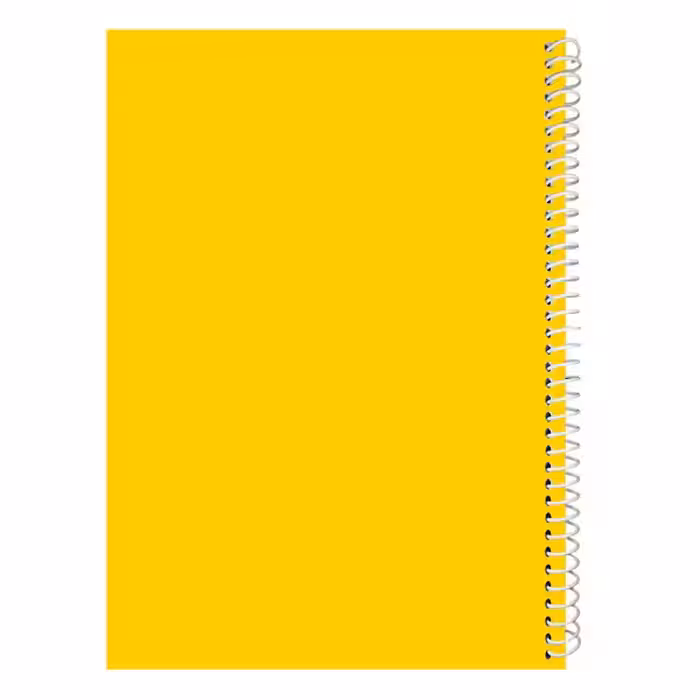 دفتر سیمی 80 برگ جلد زرد (دفتر مشق)