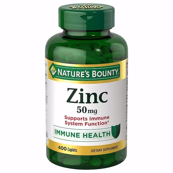 قرص زینک نیچرز بونتی 50 میلی گرم 400 عددی اصل | Zinc nature’s bounty