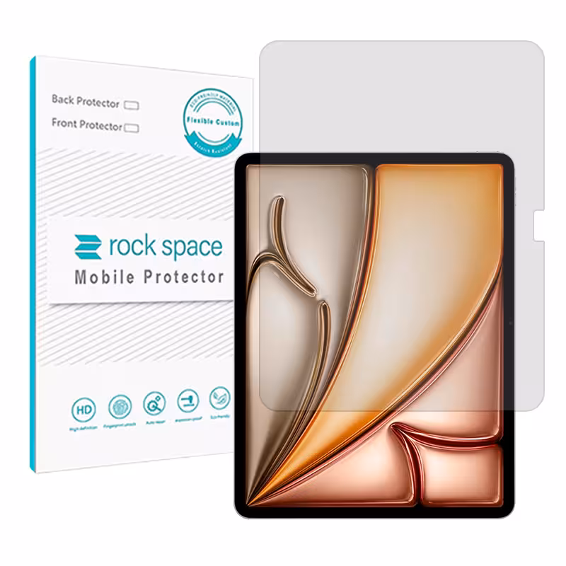 گلس تبلت اپل iPad Air 11 (2024) مدل نانو هیدروژل مات برند راک اسپیس کد L