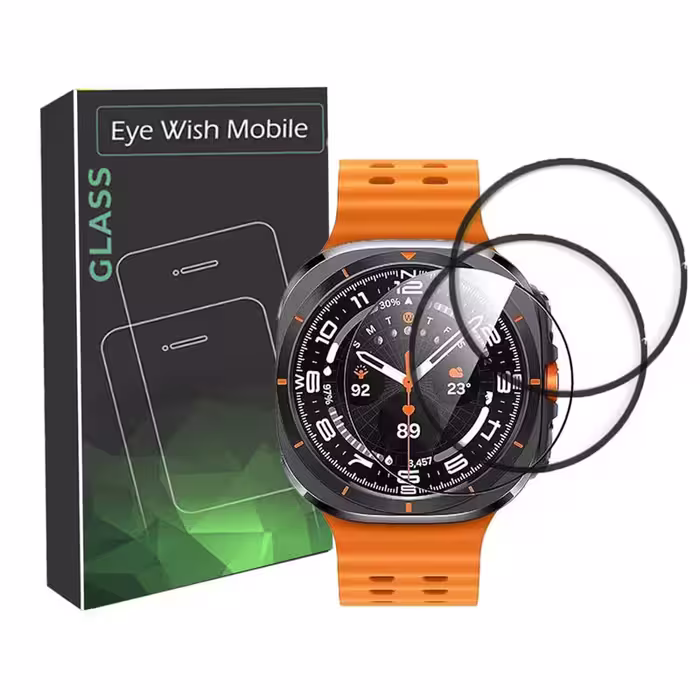 محافظ صفحه نمایش نانو آی ویش مدل PMMA مناسب برای ساعت هوشمند سامسونگ Galaxy watch Ultra 47 mm بسته سه عددی
