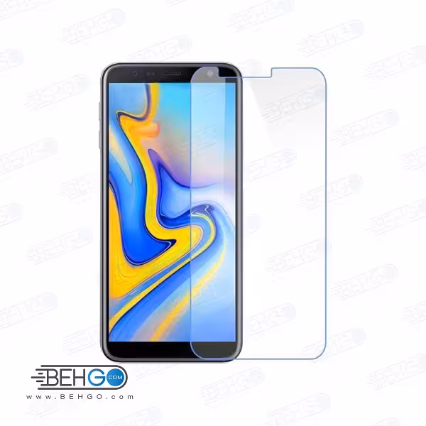 گلس بی رنگ و شفاف یا محافظ صفحه نمایش شیشه ای Glass Screen Protector samsung j6 plus/j4 plus
