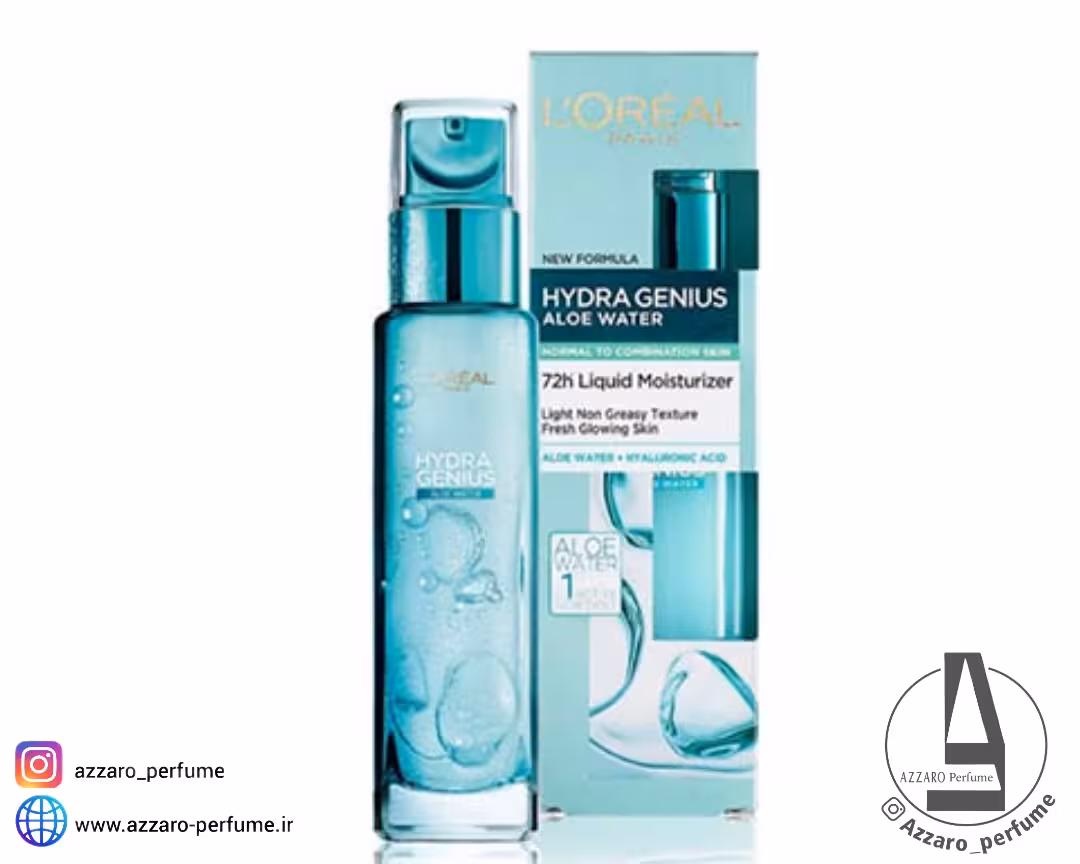 آبرسان لورآل 72 ساعت پوست چرب تا مختلط مدل HYDRA GENIUS حجم 70 میل