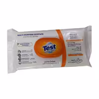 دستمال مرطوب چندمنظوره سطوح تست با رایحه صابون سفید بسته 50 عددی