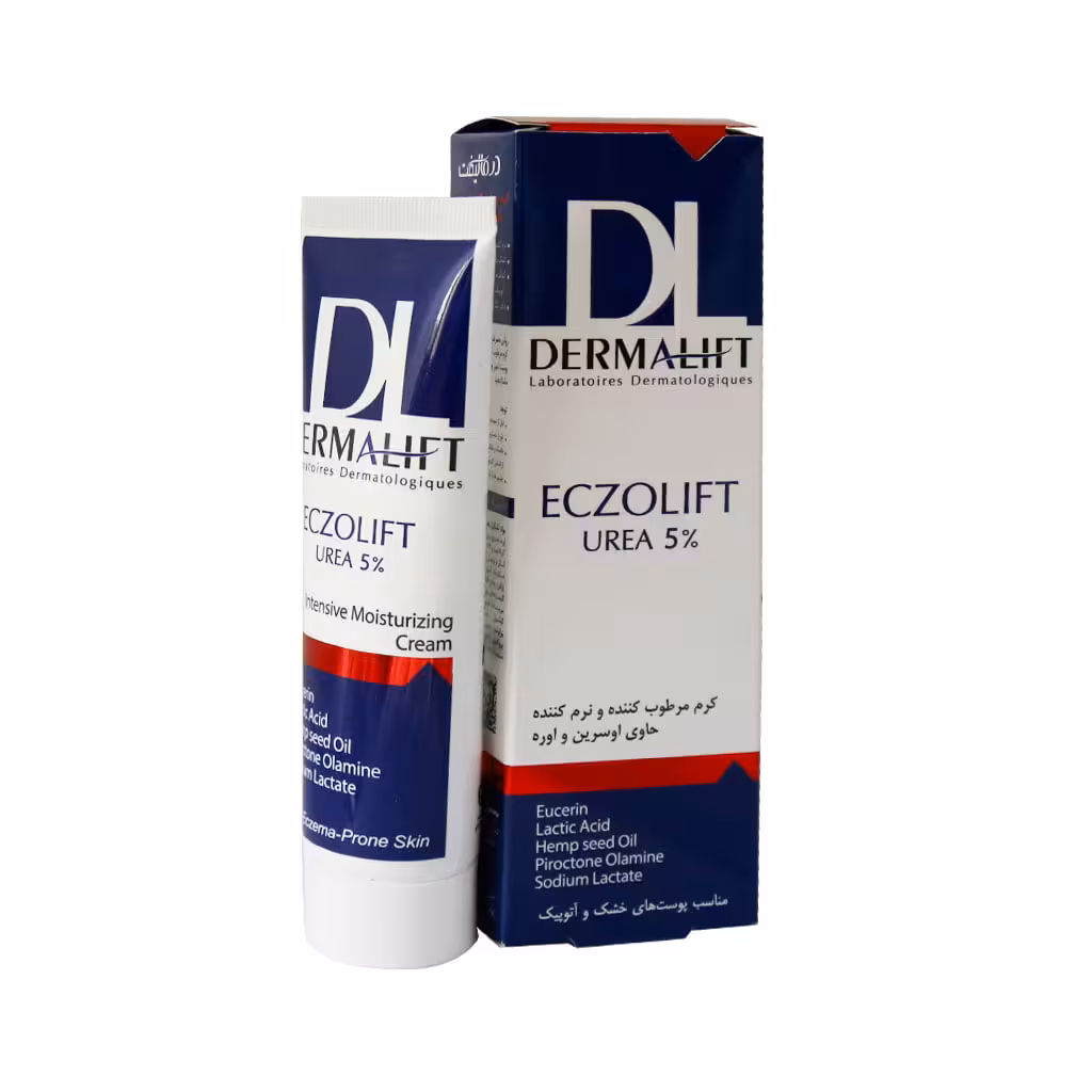 درمالیفت اگزولیفت اوره 5% کرم مرطوب کننده ونرم کننده حاوی اوسرین واوره 50ML
