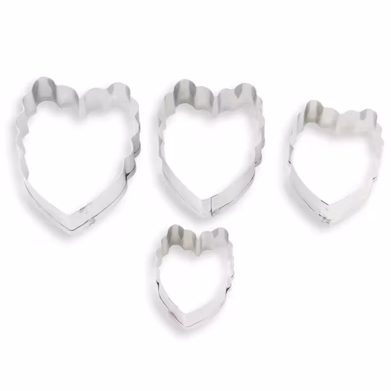 بودکور ست کاتر گلسازي 4 تايي پيوني 23003