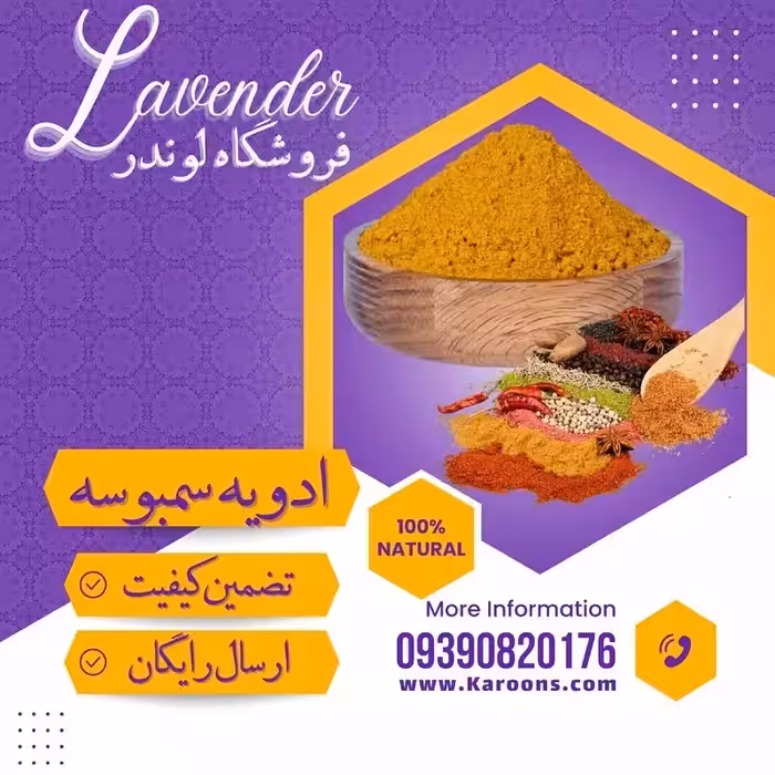 ادویه ترکیبی 24قلم مخصوص سمبوسه (100گرمی) فروشگاه لوندر
