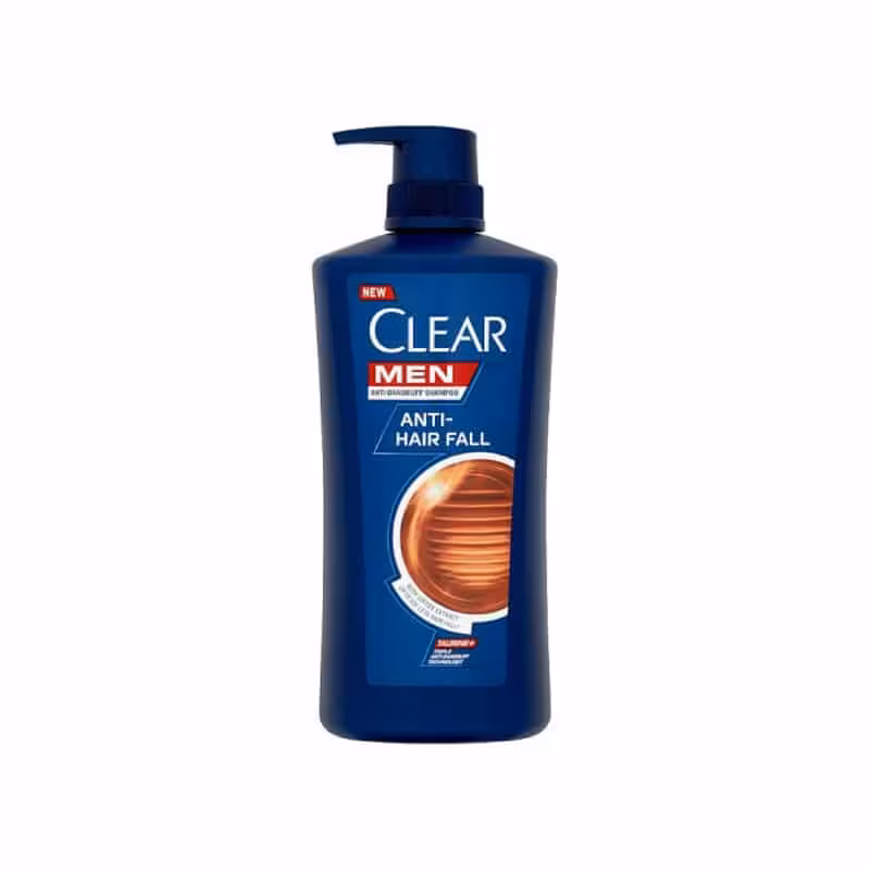 شامپو پمپی ضدشوره و ضدریزش مردانه کلیر مدل Anti Hairfall حجم 650 میل
