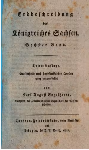 خرید و دانلود نسخه کامل کتاب Erdbeschreibung des Königreiches Sachsen