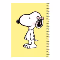 دفتر مشق 80 برگ اس جی مدل اسنوپی پاپیون