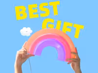 چراغ خواب فانتزی رومیزی و دیواری رنگین‌کمان رانمی Runmei rainbow night light CHD-01