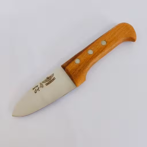 چاقو سلاخی دسته چوب حیدری سایز 3