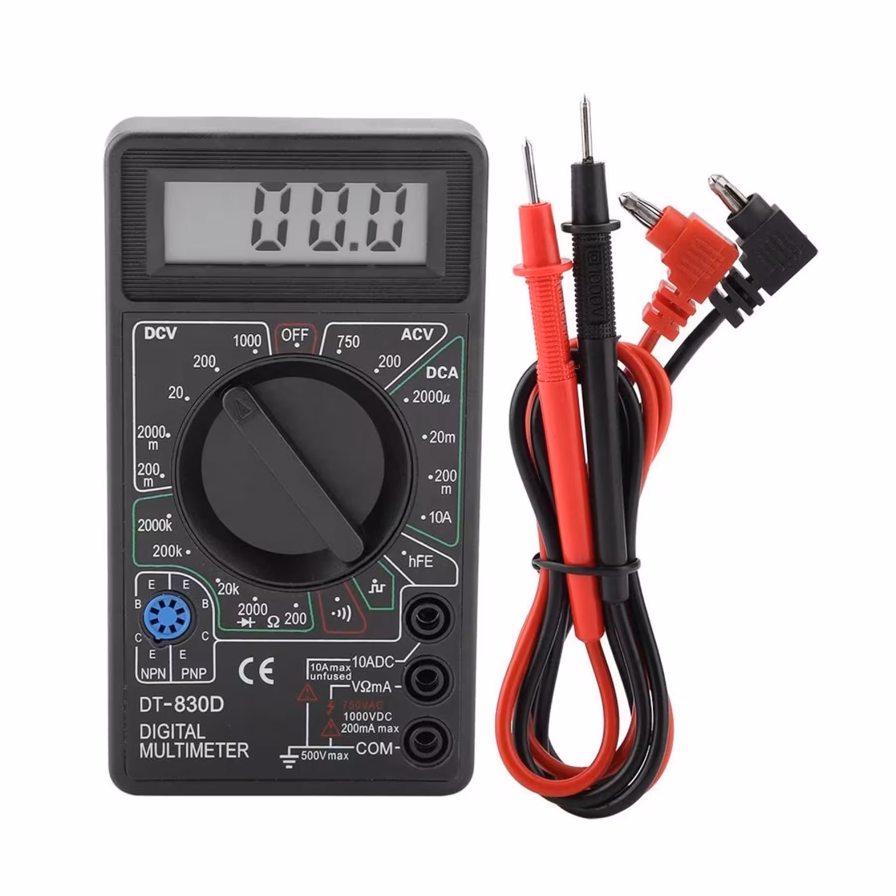 مولتی متر دیجیتال مدل DT-830D   پراپ