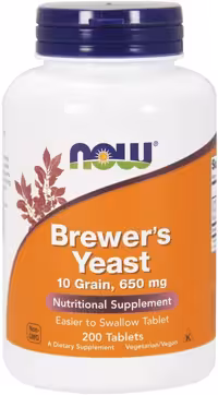 مخمر آبجو 200 کپسول NOW