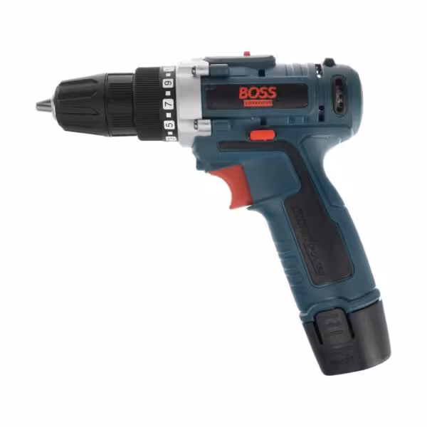 دریل پیچگوشتی شارژی تک باتری باس (12 ولت)
