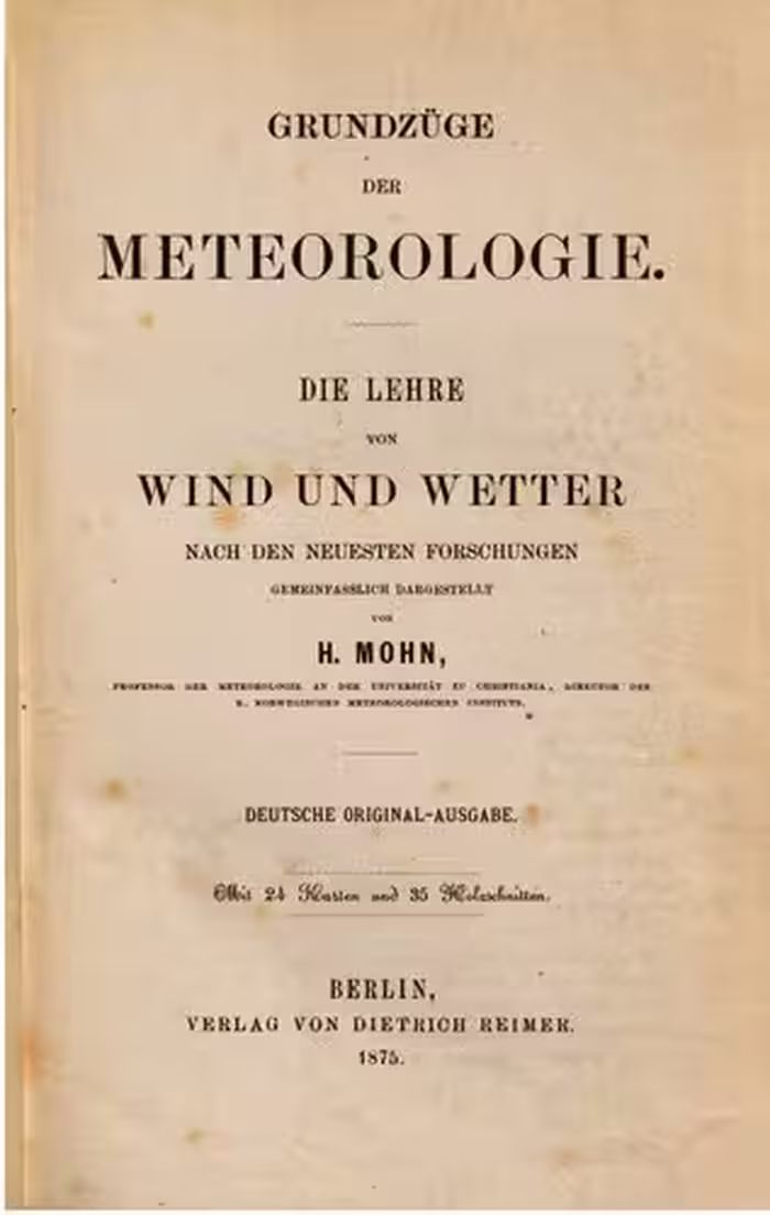 خرید و دانلود نسخه کامل کتاب Grundzüge der Meteorologie. Die Lehre von Wind und Wetter nach neuesten Forschungen